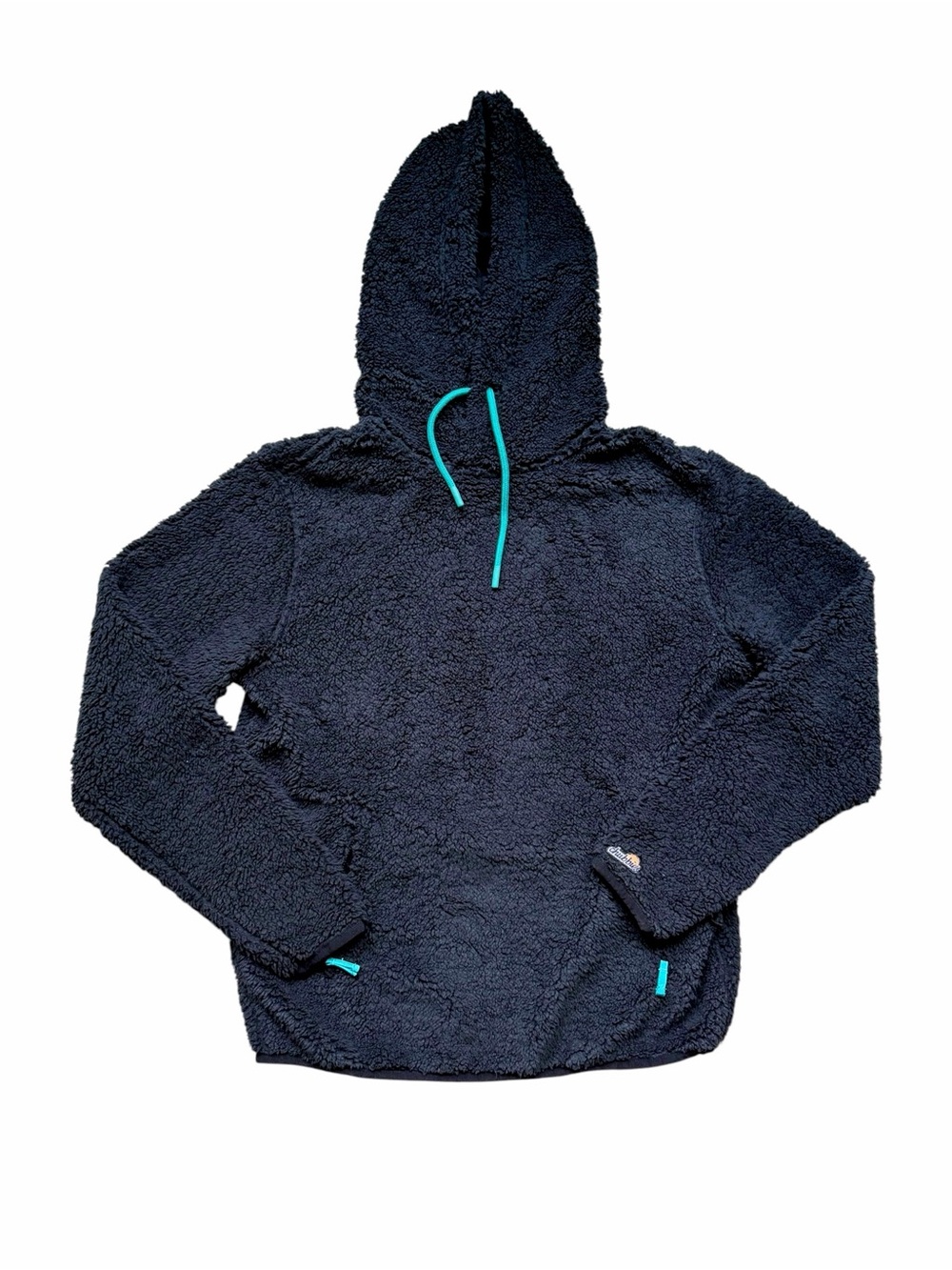 Chubbies Men’s Are You Afraid Of The Dark Black High Pile Sherpa Hoodie